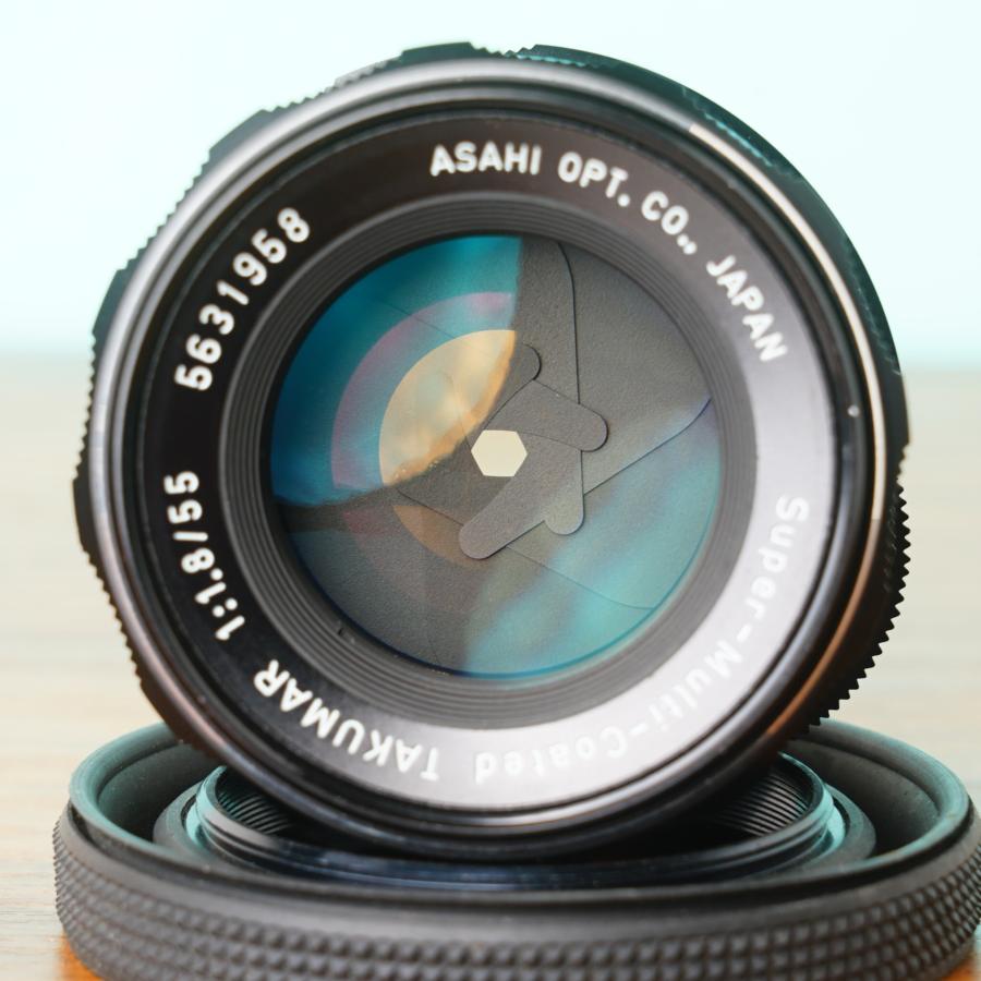 ペンタックス [美品]完動品◎ペンタックスSP ブラック 55mm f1.8