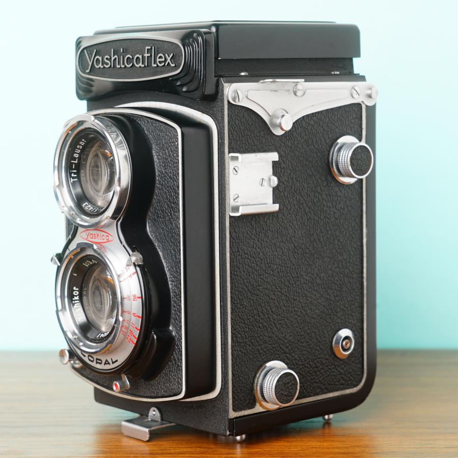 [美品] 完動品◎YASHICAFLEX C型 二眼レフ ケース付き #06 YASHICA [美品] 完動品◎YASHICAFLEX C型 二眼レフ フィルム