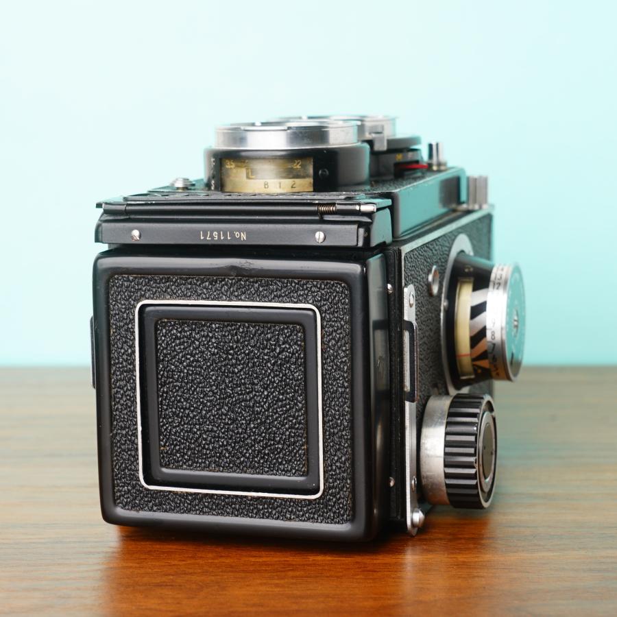 完動品◎RICOHFLEX DIA L 露出計付き 二眼レフ フィルムカメラ71 リコー 完動品◎RICOHFLEX DIA L 露出計付き 二眼レフ フィルム