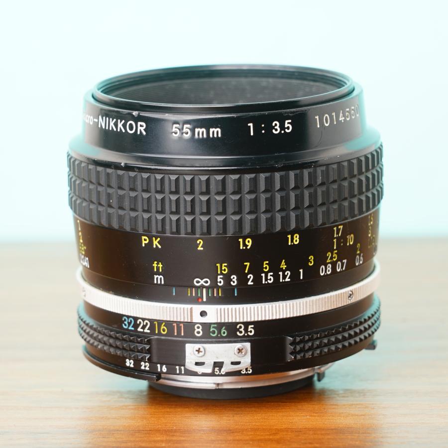 ニコン Ai Micro Nikkor 55mm f3.5 オールドレンズ 50 ニコン Ai Micro Nikkor 55mm f3.5 オールドレンズ 50 : カメラ