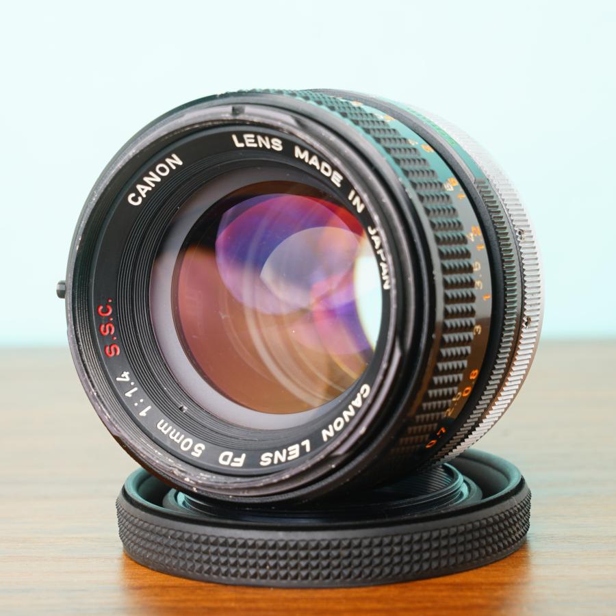 【訳あり＊動作確認・清掃済み】Canon FD50mm f1.4 S.S.C. キャノン「FD50mm F1.4 S.S.C. (Ⅱ型)」分解清掃・作例