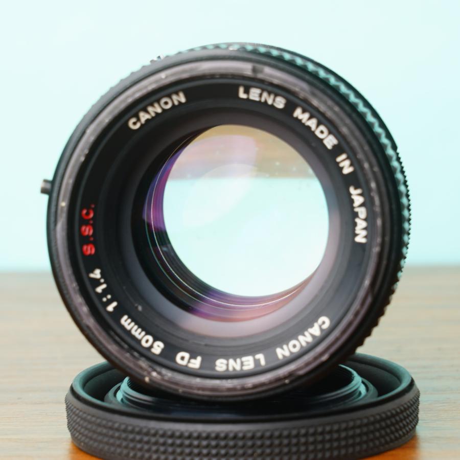 [訳あり]CANON FD 50mm f1.4 S.S.C オールドレンズ 73 キヤノン [訳あり特価] CANON FD 50mm f1.4 S.S.C オールド