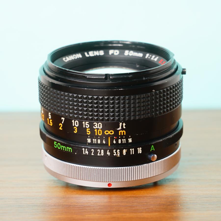 キヤノン [訳あり特価] CANON FD 50mm f1.4 S.S.C オールド