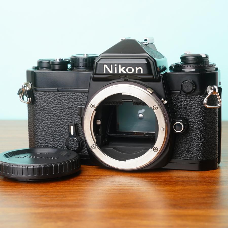[美品] 完動品◎ニコン FE ブラック フィルムカメラ 防湿庫管理 #78 ニコン [美品] 完動品◎ニコン FE ブラック ボディ フィルム