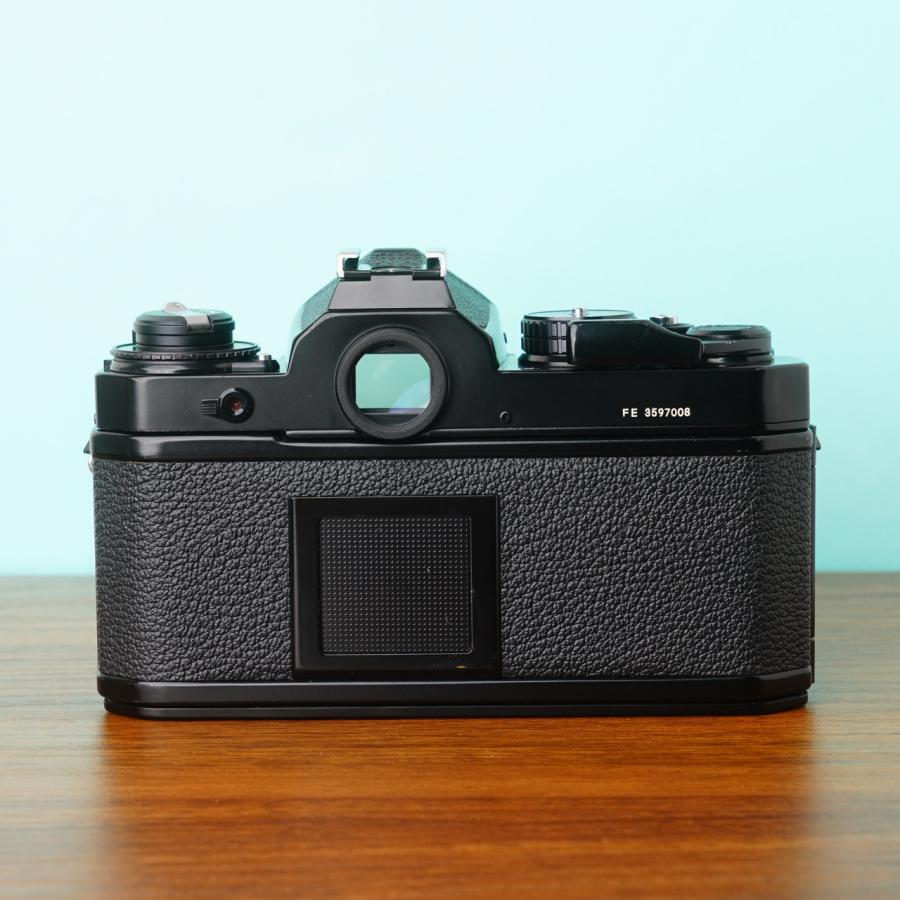 [美品] 完動品◎ニコン FE ブラック ボディ フィルムカメラ 防湿庫管理84 ニコン [美品] 完動品◎ニコン FE ブラック ボディ フィルム
