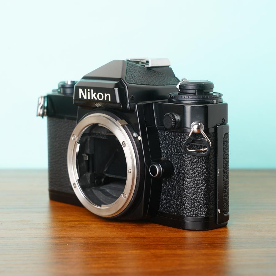 ニコン 完動品◎ニコン FE ブラック ボディ フィルムカメラ 防湿庫管理