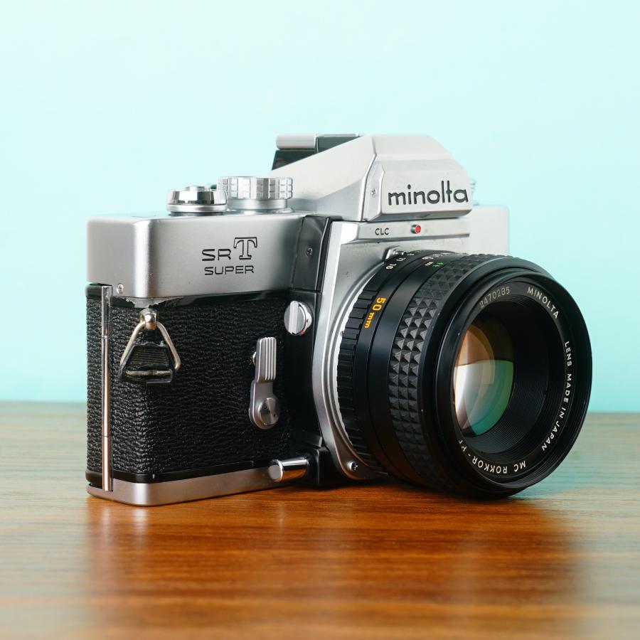 美品◎完動品◎ミノルタ SRT SUPER / MC ROKKOR-PF 50mm f1.7 13/85の画像