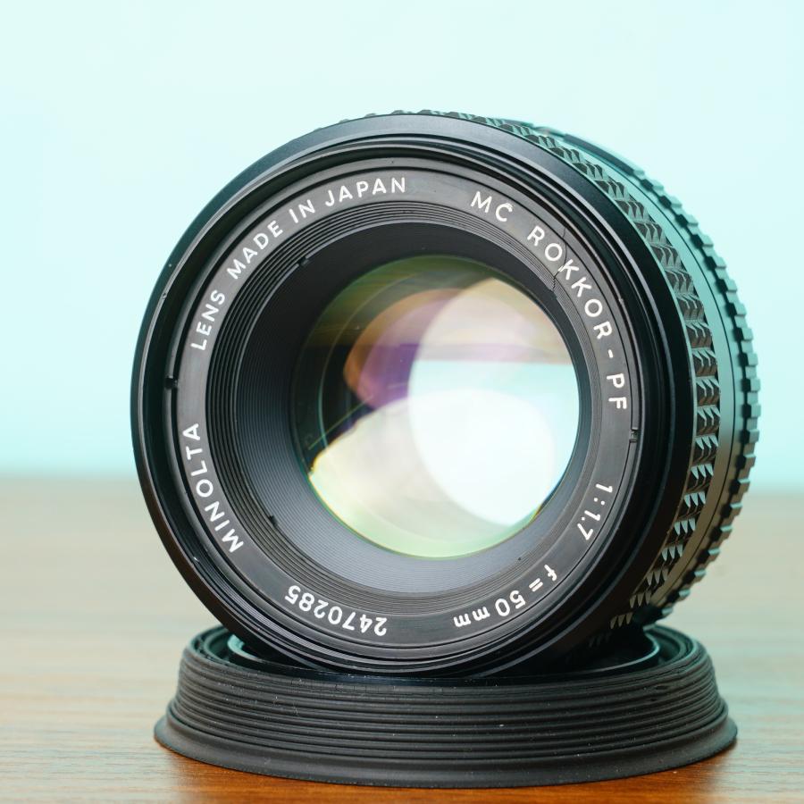 美品◎完動品◎ミノルタ SRT SUPER / MC ROKKOR-PF 50mm f1.7 13/85の画像