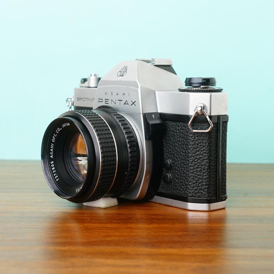 Pentax SPF+SMC Takumar 55f1.8 露出計以外完動超美品 ペンタックス 完動品◎ペンタックス SPF 55mm f1.8 フィルムカメラ 51