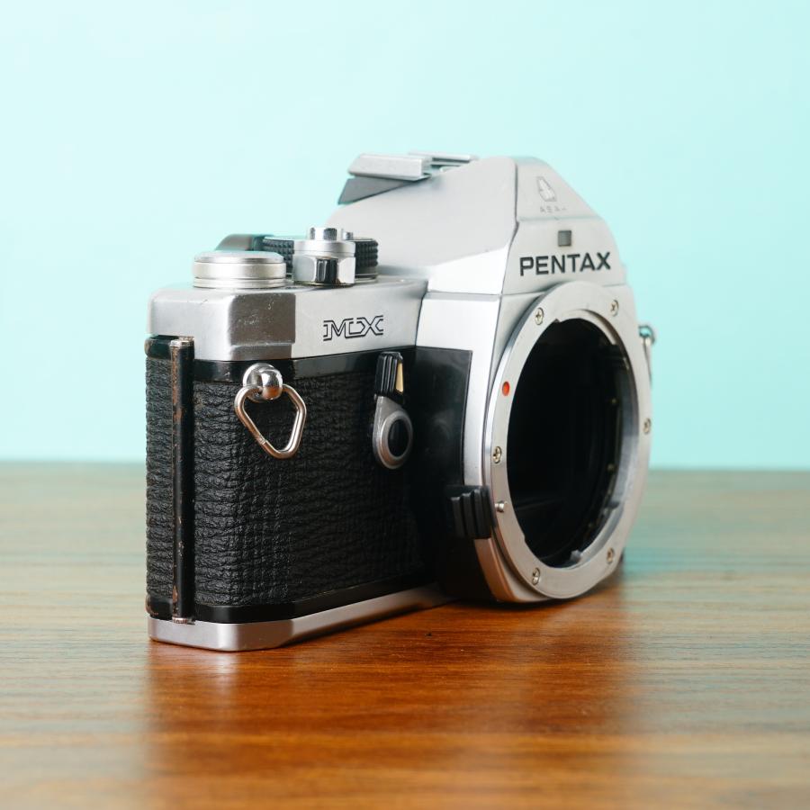【完動品/モルト交換済】PENTAX MX シルバー ボディ 露出計動作 フィルムカメラ #73の画像