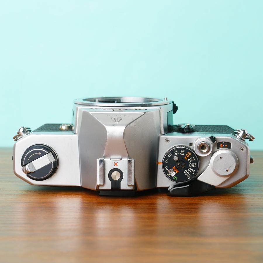 【完動品/モルト交換済】PENTAX MX シルバー ボディ 露出計動作 フィルムカメラ #73の画像