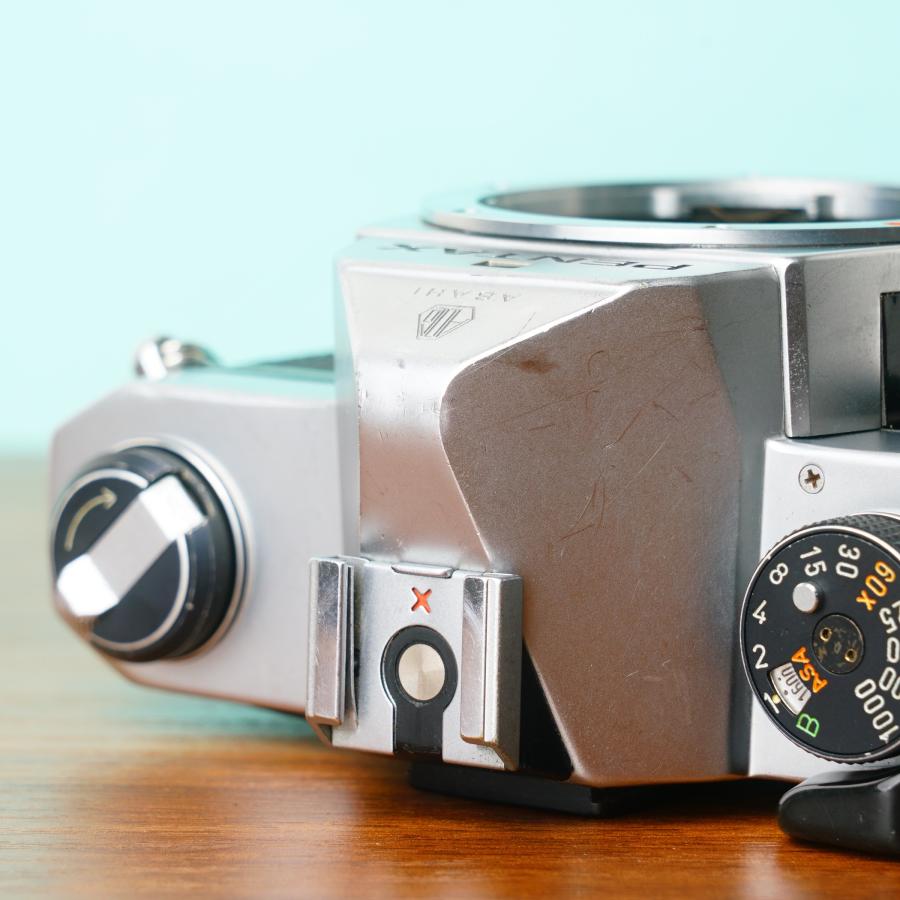 【完動品/モルト交換済】PENTAX MX シルバー ボディ 露出計動作 フィルムカメラ #73の画像