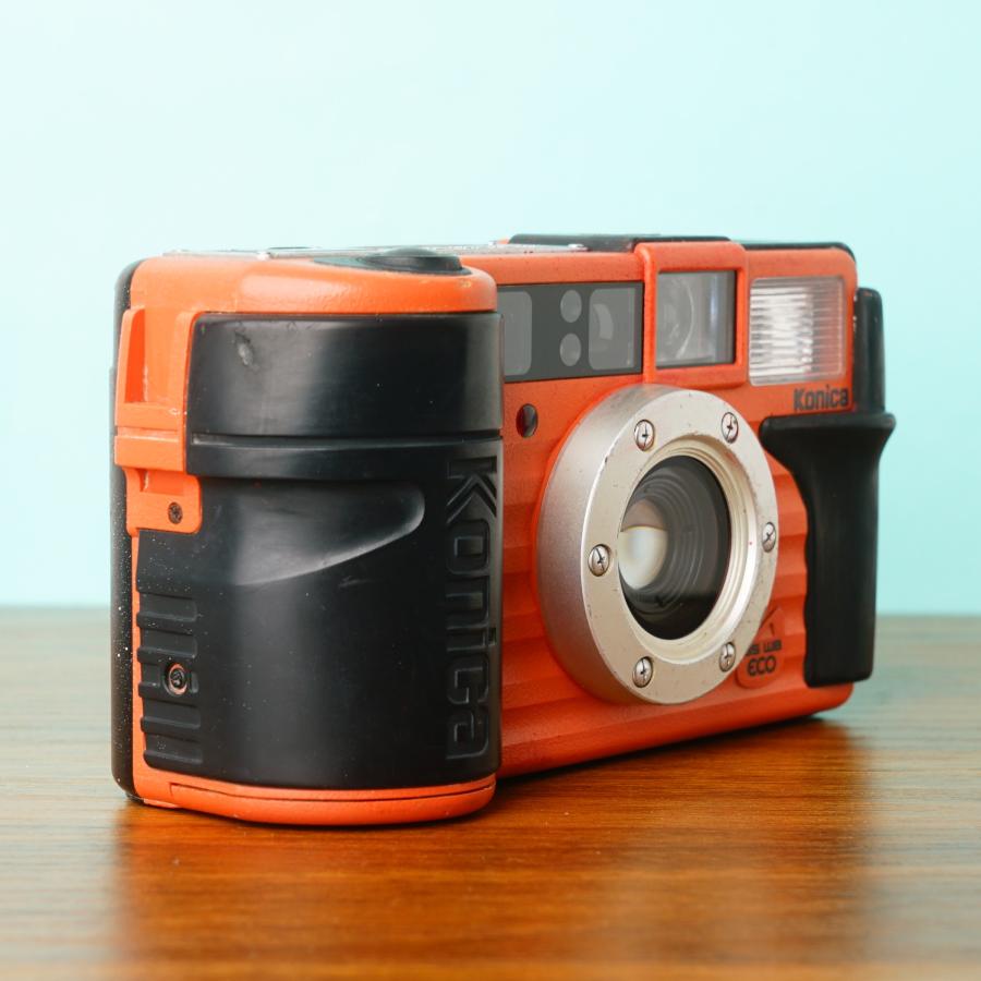 【美品/完動品】Konica コニカ 現場監督 35WB ECO オレンジ コニカミノルタ（KONICA MINOLTA） 完動品◎コニカ 現場監督 35 WB ECO