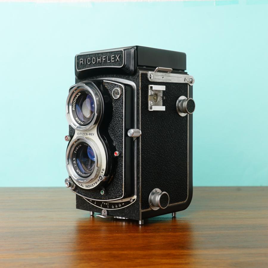 完動品◎RICOHFLEX NEW DIA 二眼レフ フィルムカメラ #12 二眼レフカメラ】RICOHFLEX New Dia 中判フィルム二眼レフカメラを今更