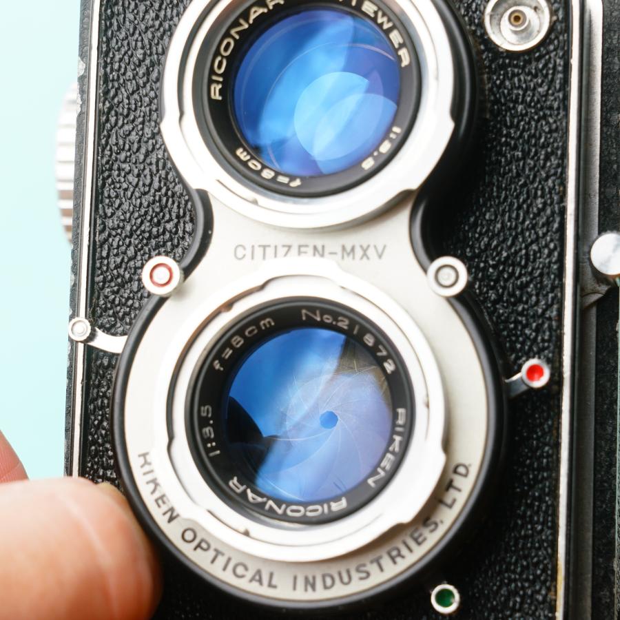 【完動美品】RICOHFLEX NEW DIA リコー 二眼レフ フィルムカメラ リコー（RICOH） 美品◎完動品◎RICOHFLEX NEW DIA 二眼レフ フィルム