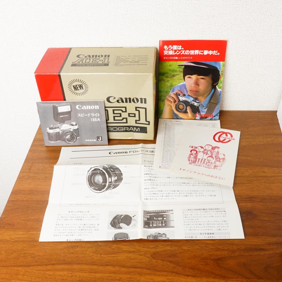 [美品] 完動品◎Canon AE-1 Program ブラック ボディ フィルムカメラ 防湿庫管理 03の画像