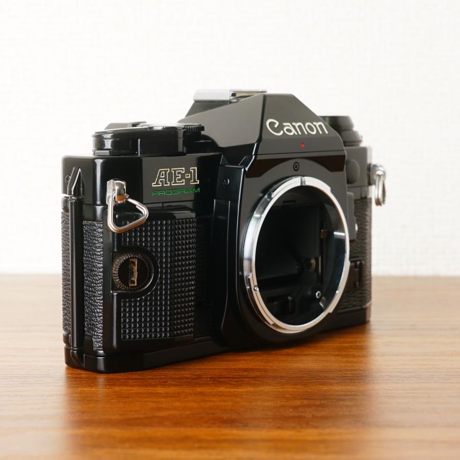 [美品] 完動品◎Canon AE-1 Program ブラック ボディ フィルムカメラ 防湿庫管理 03の画像