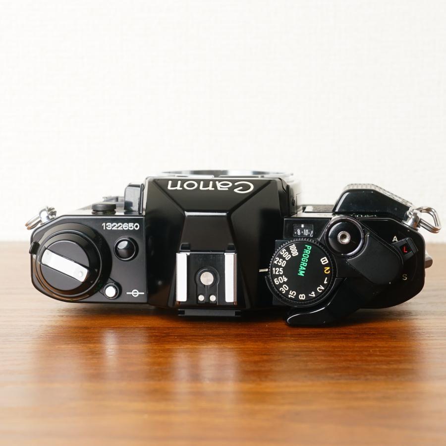 [美品] 完動品◎Canon AE-1 Program ブラック ボディ フィルムカメラ 防湿庫管理 03の画像