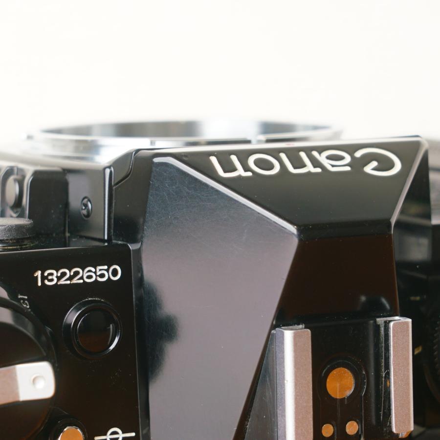 [美品] 完動品◎Canon AE-1 Program ブラック ボディ フィルムカメラ 防湿庫管理 03の画像