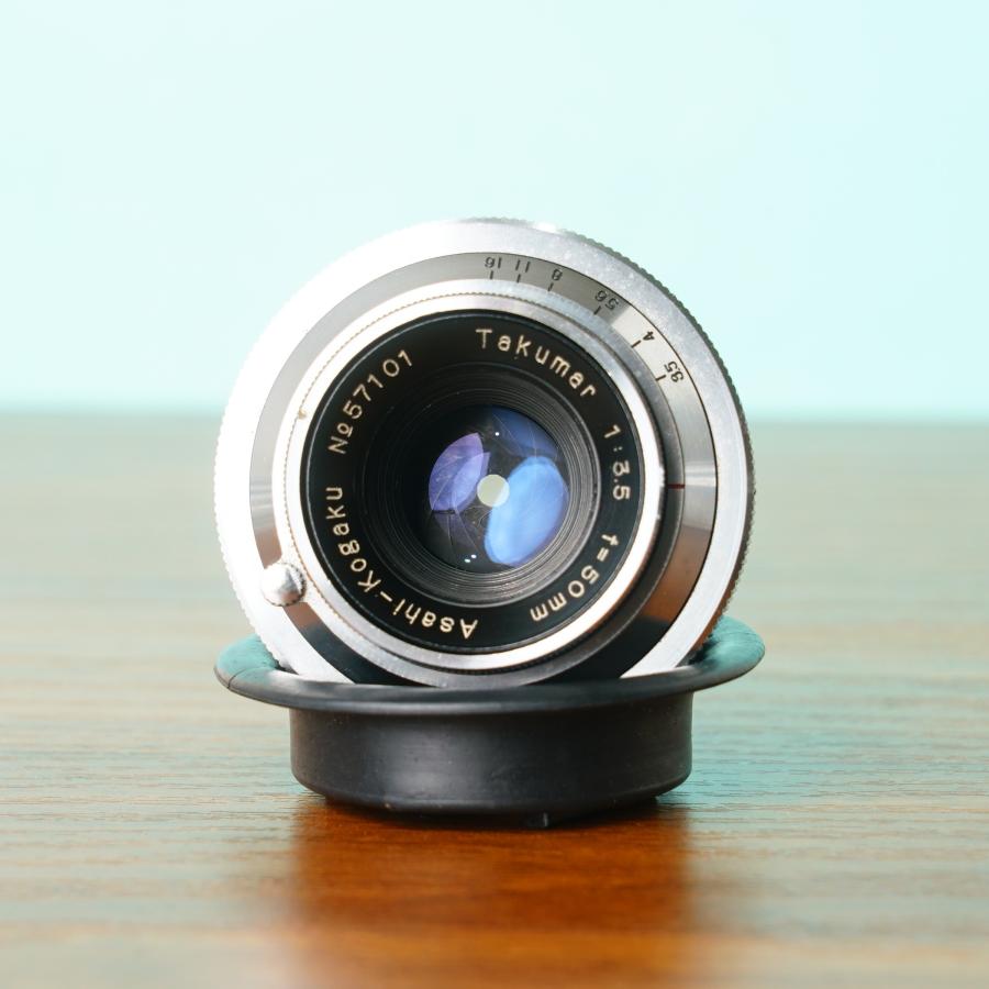 完動品◎ペンタックス Asahiflex × Asahi kogaku Takumar 50mm f3.5 フィルムカメラ #289の画像