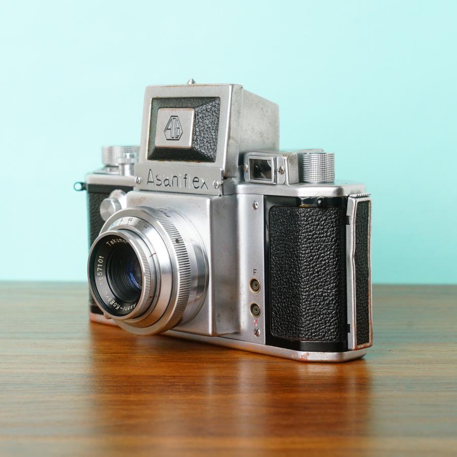 完動品◎ペンタックス Asahiflex × Asahi kogaku Takumar 50mm f3.5 フィルムカメラ #289の画像