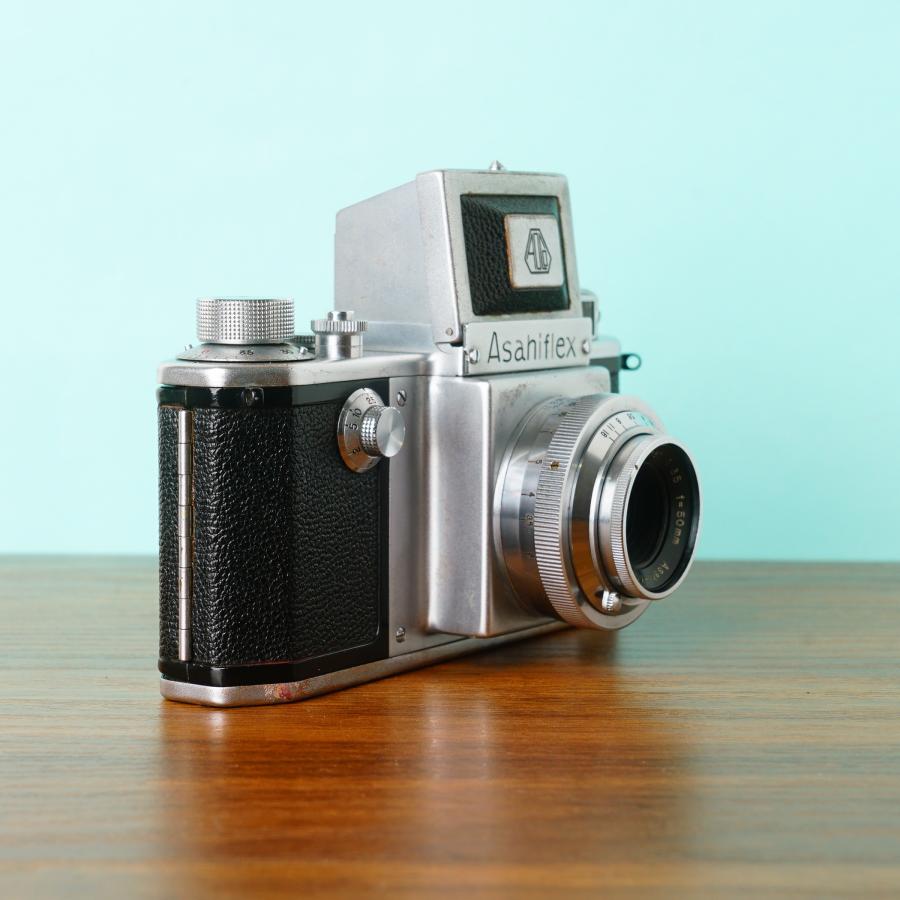 完動品◎ペンタックス Asahiflex × Asahi kogaku Takumar 50mm f3.5 フィルムカメラ #289の画像
