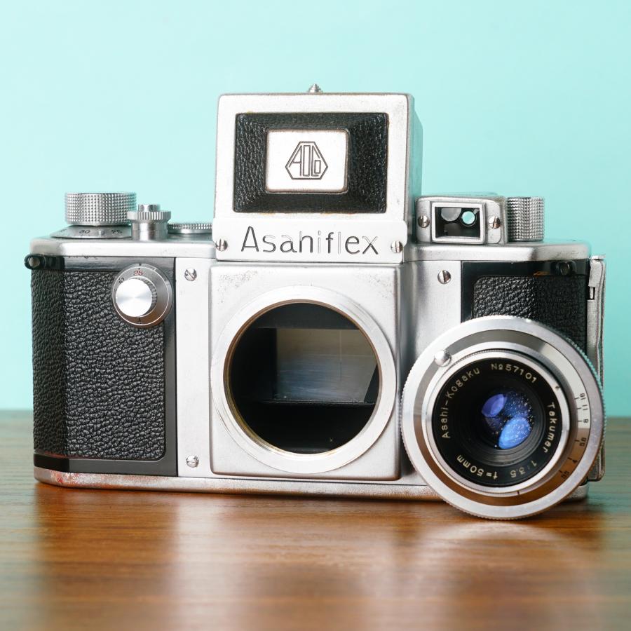 完動品◎ペンタックス Asahiflex × Asahi kogaku Takumar 50mm f3.5 フィルムカメラ #289の画像