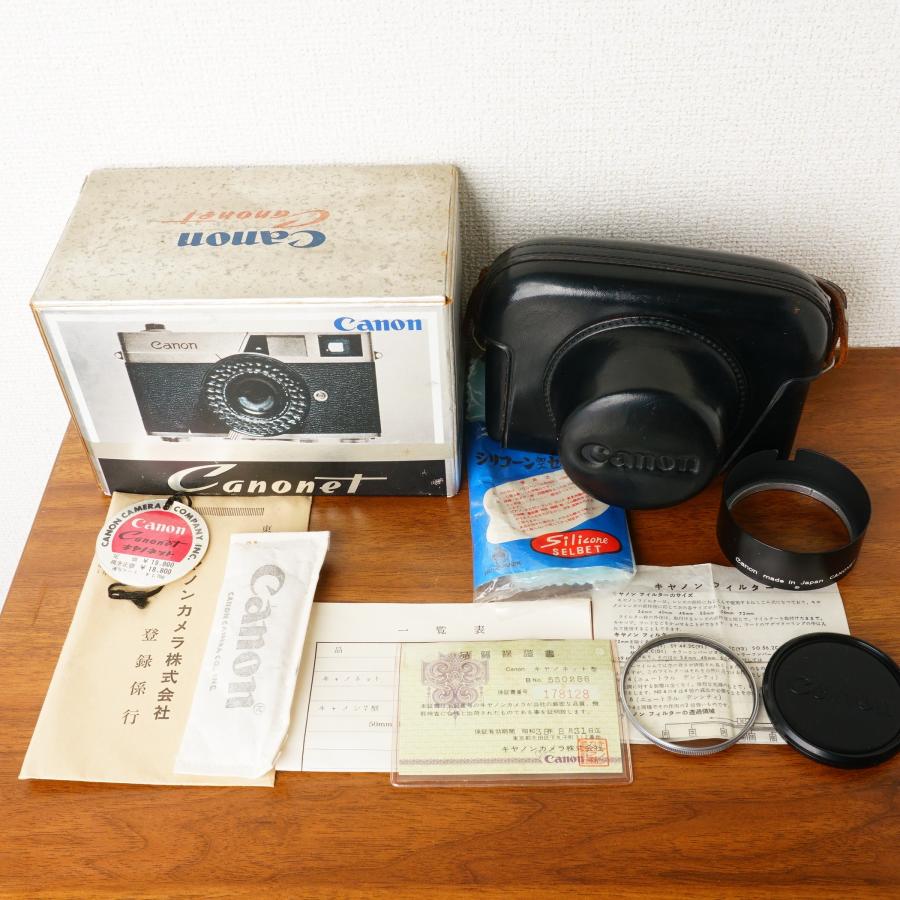 キヤノン（Canon） 【完動・美品フルセット】初代 Canonet キャノ