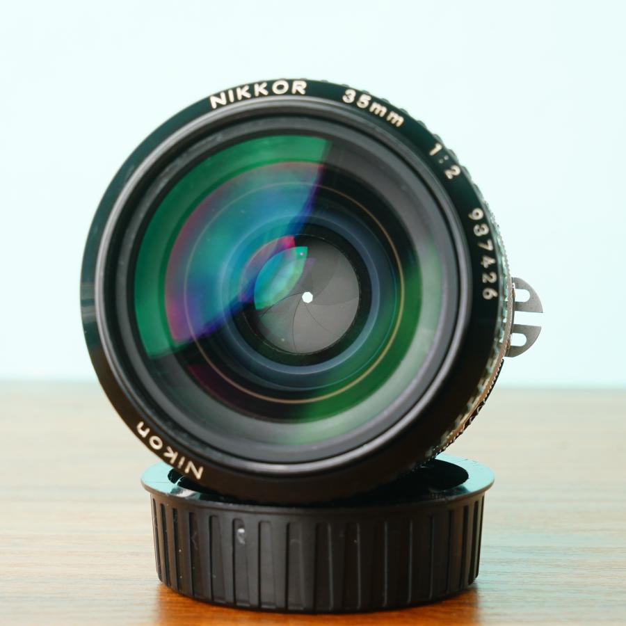ニコン（Nikon） Ai Nikkor 35mm F2 オールドレンズ 純正レンズフード