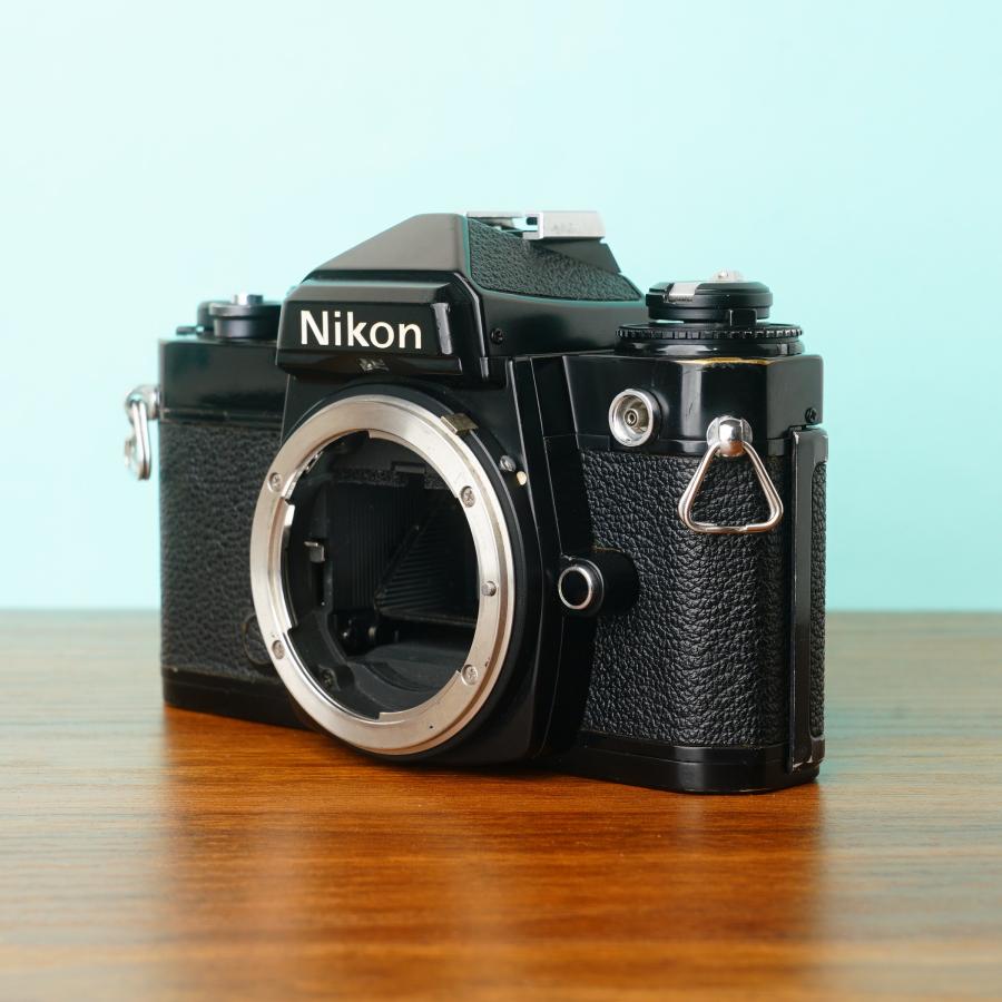 完動・整備済み】Nikon FE ブラックボディ 防湿庫管理 #325 【公式通販】
