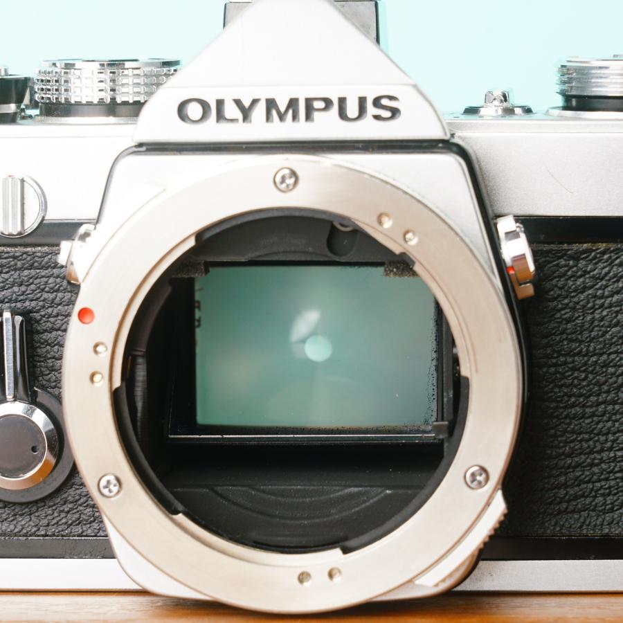 【完動・美品・整備済み】Olympus OM-1 シルバー（プリズム腐食なし）337_6