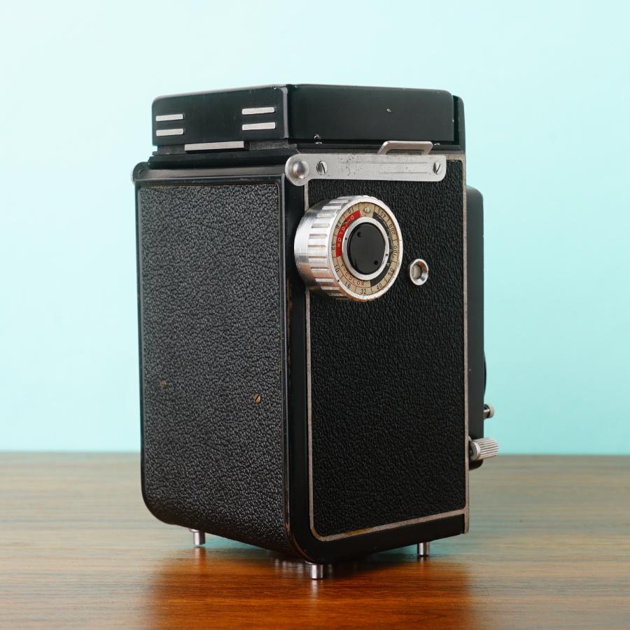 リコー（RICOH） 美品◎完動品◎RICOHFLEX NEW DIA ケース付き 二眼