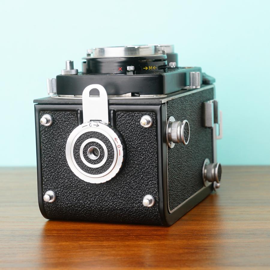 リコー（RICOH） 美品◎完動品◎RICOHFLEX NEW DIA ケース付き 二眼