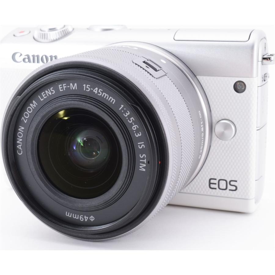 Canon キヤノン EOS M100 15-45mm レンズキット ホワイト ミラーレス一眼 カメラ SDカード付き  Wi-Fi/自撮り/動画撮影【中古】 : canon-eosm100-white-lk : カメラショップ Cantik - 通販 -  Yahoo!ショッピング