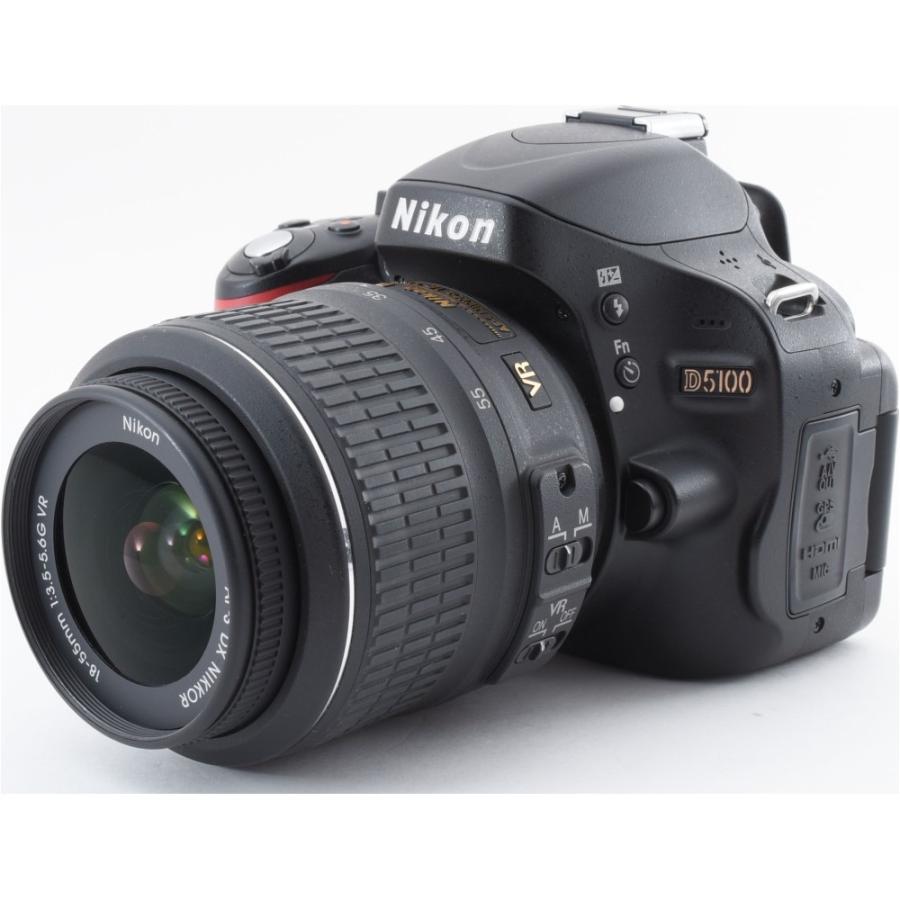 Nikon ニコン D5100 18-55mm VR レンズキット 一眼レフ カメラ 中古 SD