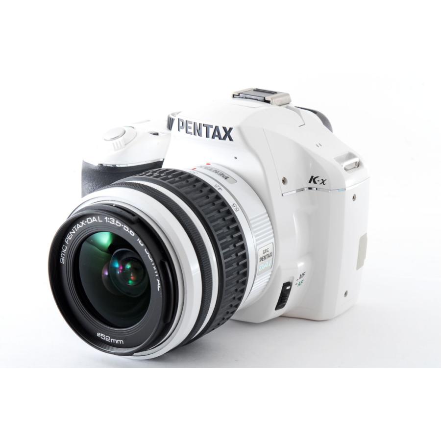 愛用 pentax k-x ホワイト ペンタックス デジタル一眼レフ - カメラ 