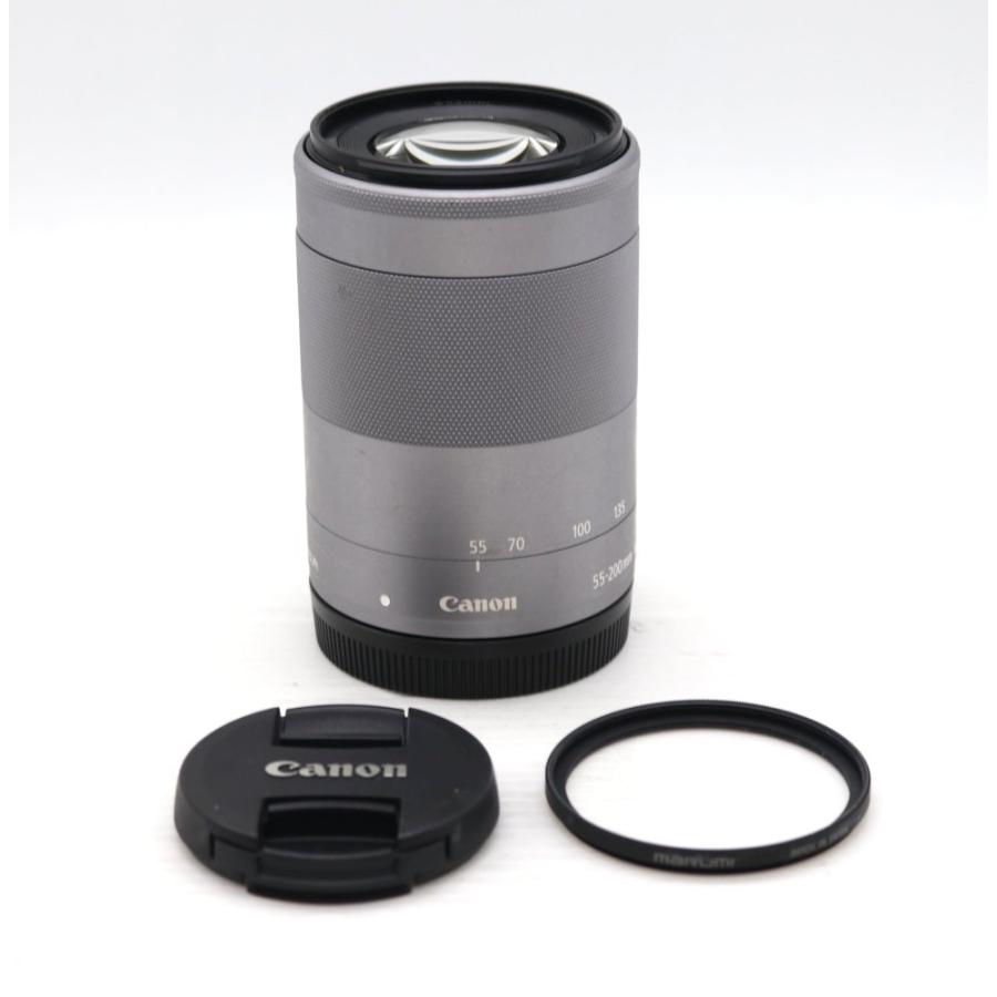 Canon 望遠レンズEF-M55-200mm （シルバー） Canon 望遠ズームレンズ EF-M55-200mm F4.5-6.3 IS STM(シルバー