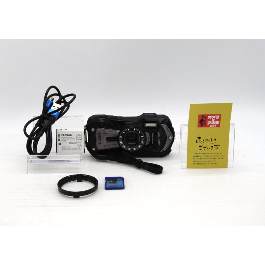 RICOH 防水デジタルカメラ WG-30W カーボングレー 防水12m耐ショック 