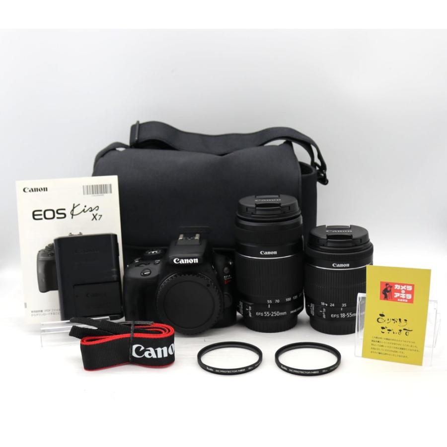 Canon　Kiss X7　ダブルズームセット　18-55mm　55-250mm Canon デジタル一眼レフカメラ EOS Kiss X7i ダブルズームキット