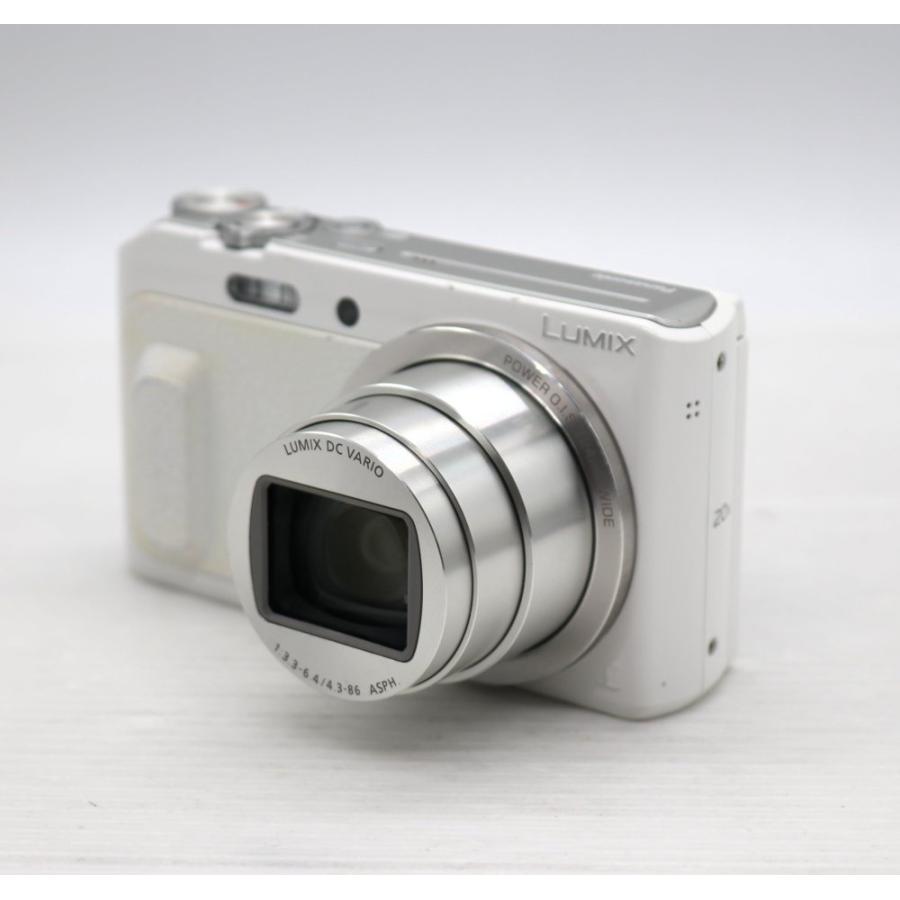 パナソニック デジタルカメラ ルミックス TZ57 光学20倍 ホワイト DMC 