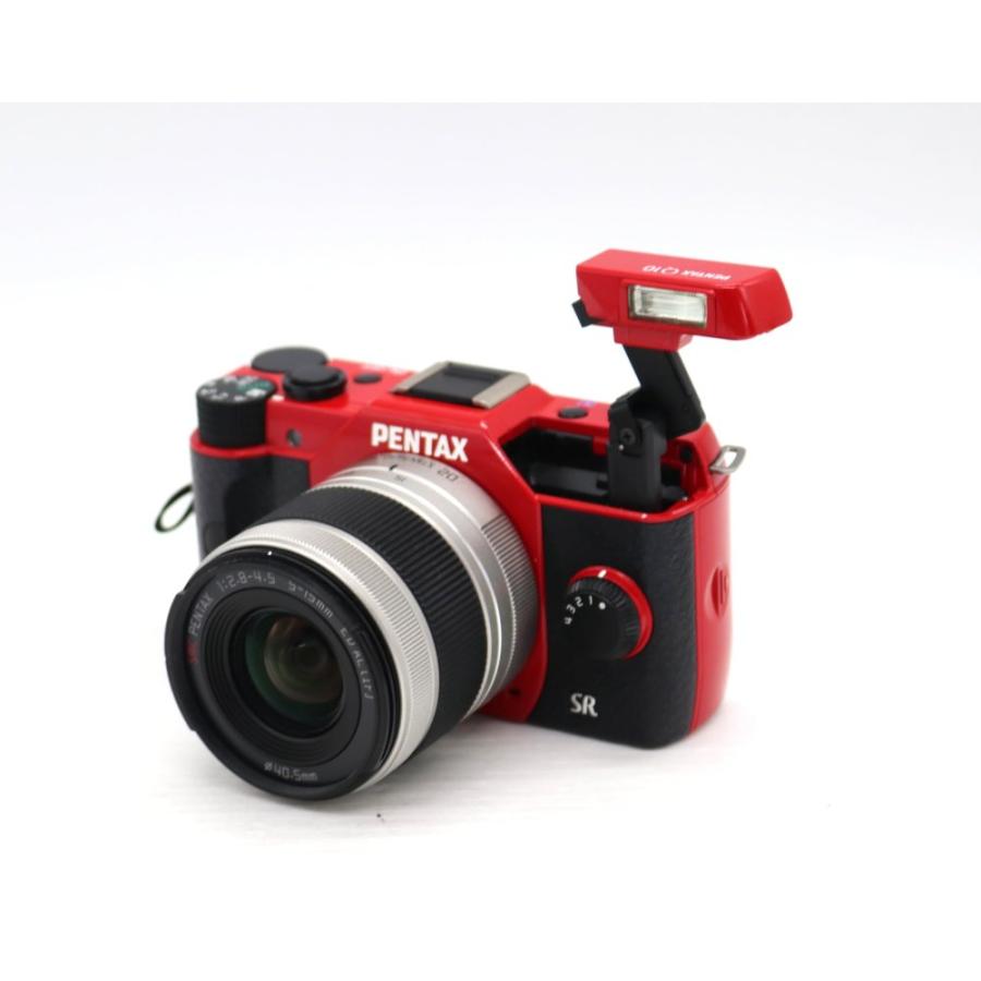 PENTAX Q10 レッド 02標準ズーム レンズキット　低ショット数 PENTAX デジタルミラーレス一眼 Q10 ズームレンズキット [標準ズーム