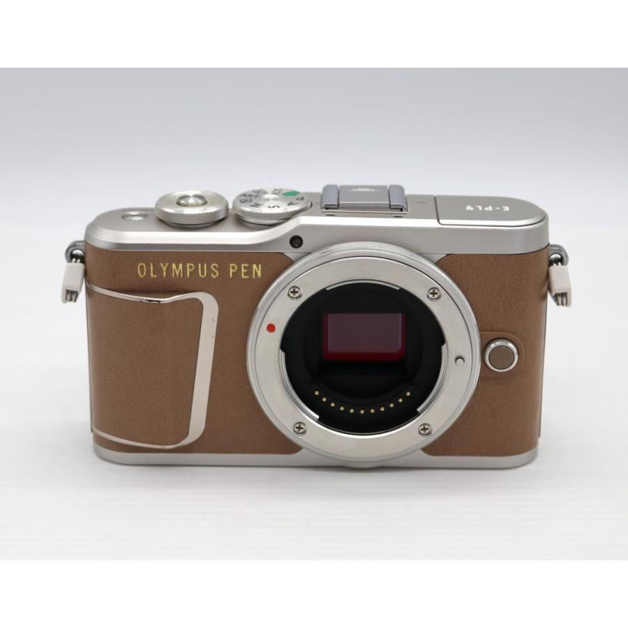 OLYMPUS ミラーレス一眼 PEN E-PL9 レンズキット ブラウン : カメラの