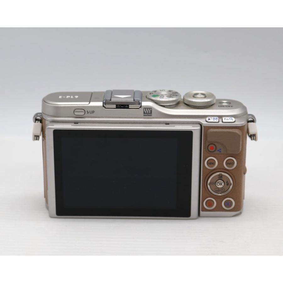 OLYMPUS ミラーレス一眼 PEN E-PL9 レンズキット ブラウン : カメラの