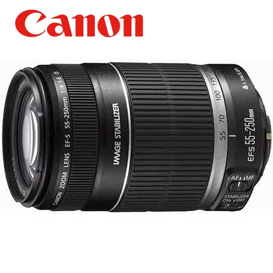 キヤノン Canon EF-S 55-250mm F4-5.6 IS APS-C対応 望遠レンズ 中古