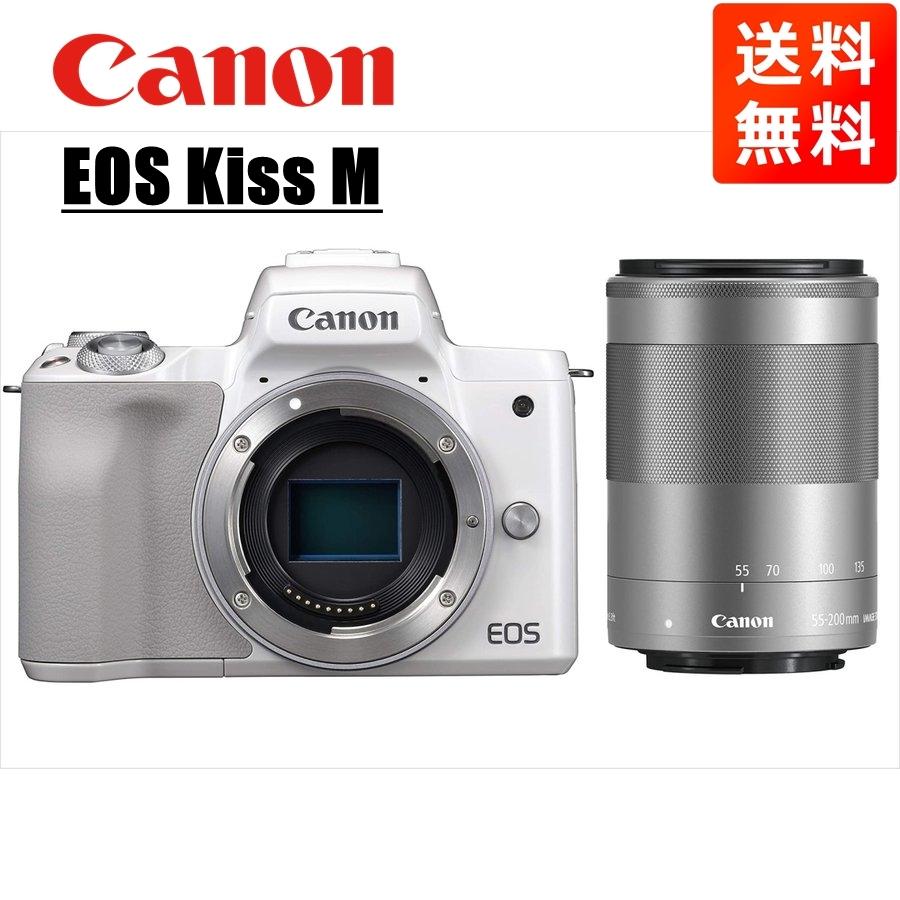 EOS M キヤノン Canon Kiss ホワイトボディ EF-M 55-200mm EOS M キヤノン Canon Kiss ホワイトボディ EF-M 55-200mm