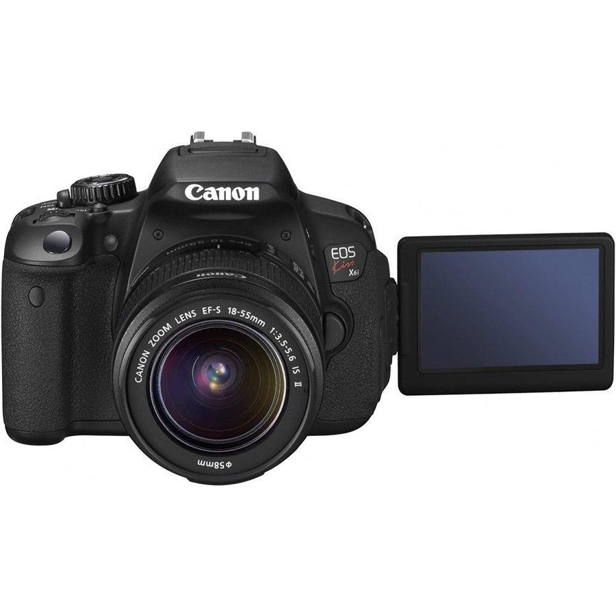 キヤノン Canon EOS kiss X6i ダブルレンズキット デジタル 一眼レフ カメラ 中古｜camerart-shop｜02