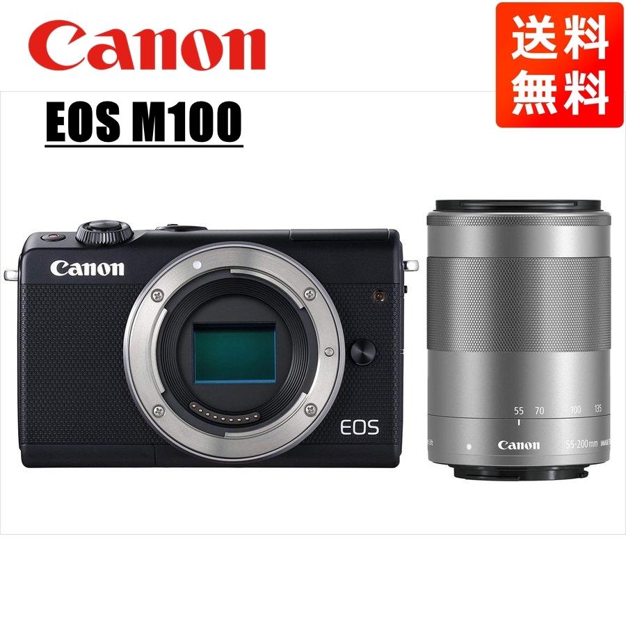 EOS M キヤノン Canon M100 ブラックボディ EF-M 55-200mm EOS M キヤノン Canon M100 ブラックボディ EF-M 55-200mm