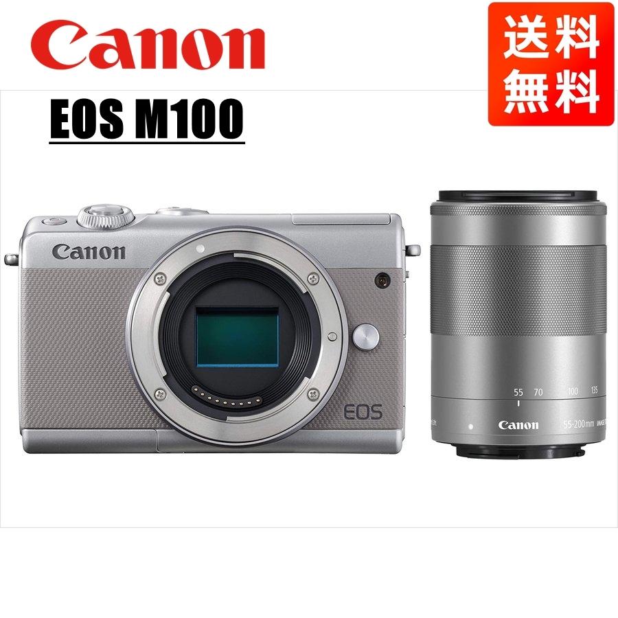 EOS M キヤノン Canon M100 グレーボディ EF-M 55-200mm EOS M キヤノン Canon M100 グレーボディ EF-M 55-200mm