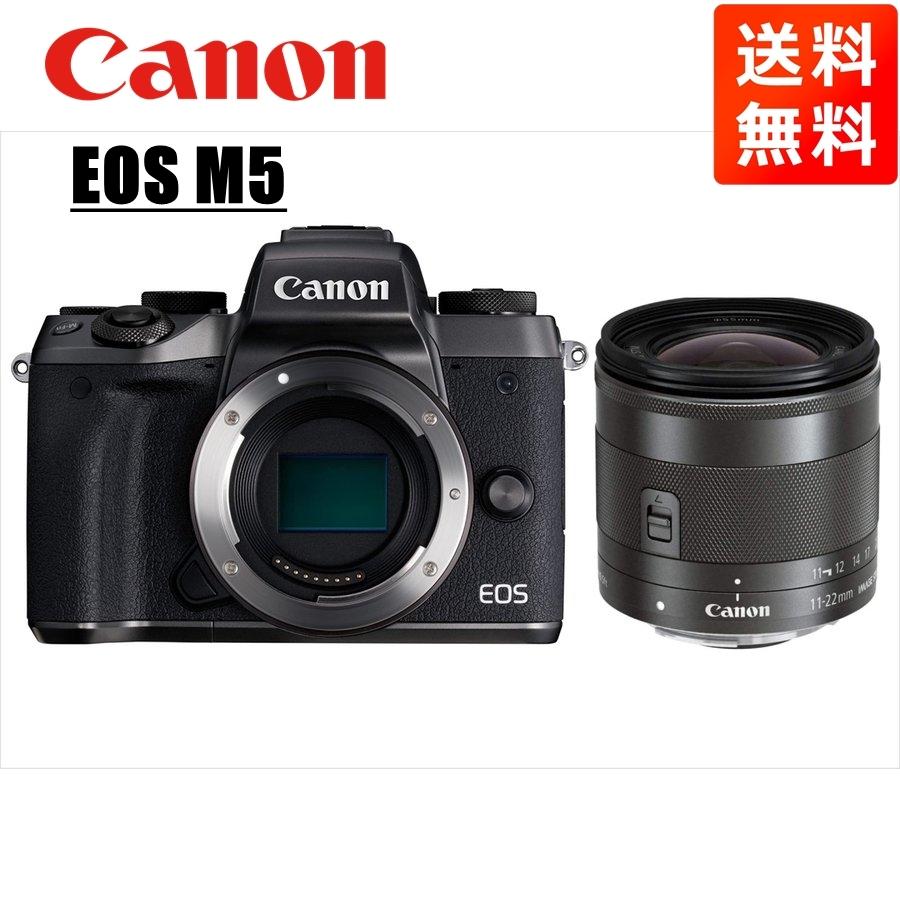 EOS M キヤノン Canon M5 ブラックボディ EF-M 11-22mm ブラック EOS M キヤノン Canon M5 ブラックボディ EF-M 11-22mm ブラック
