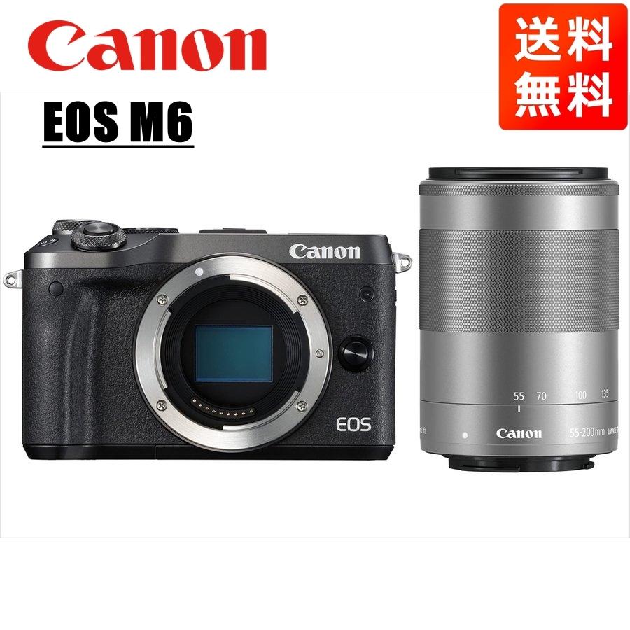 EOS M キヤノン Canon M6 ブラックボディ EF-M 55-200mm EOS M キヤノン Canon M6 ブラックボディ EF-M 55-200mm